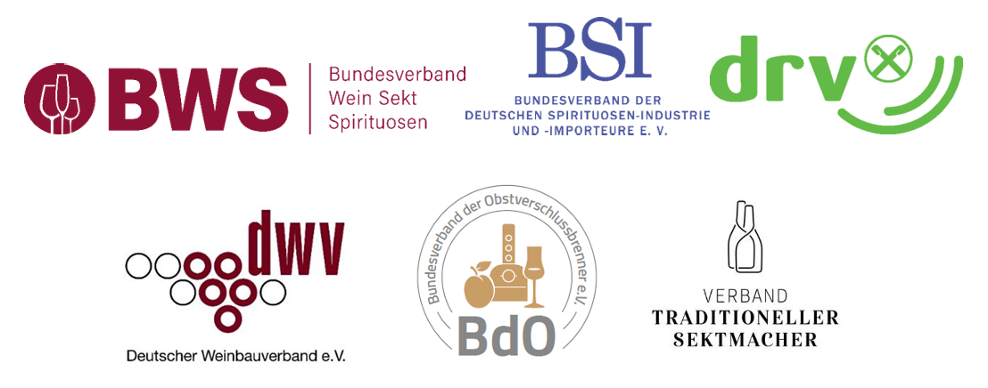 Breite Allianz aus Spirituosen, Wein und Sekt 
